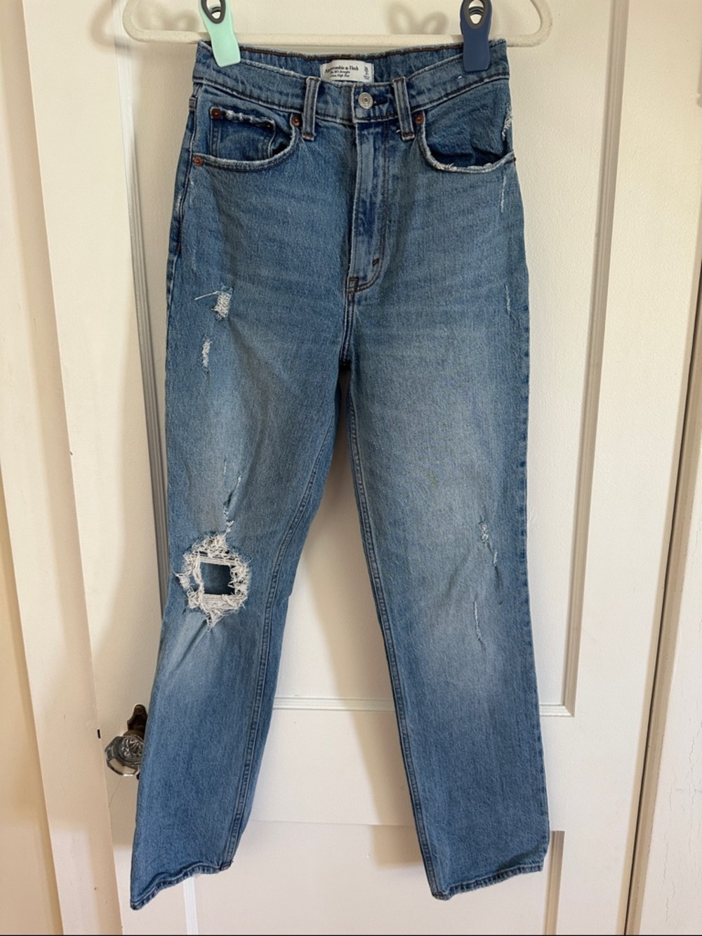 Abercrombie & Fitch The 90s Straight Ultra High Rise Jeans